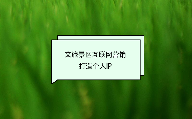 文旅景区互联网营销打造个人IPg 文旅景区互联网营销打造个人IP