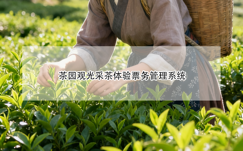 茶园观光采茶体验票务管理系统 